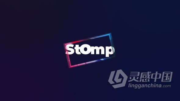 拍手节奏字幕视频介绍品牌产品开场视频片头 AE模板 AE工程文件 Typo Stomp  灵感中国网 www.lingganchina.com