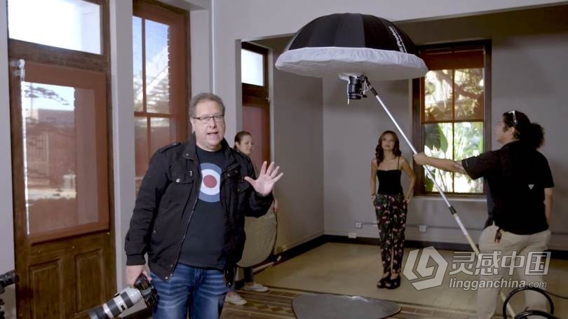 人物肖像摄影及LR后期调色修饰视频教程 Lighting Portraits on Location with Scott Kelby  灵感中国网 www.lingganchina.com