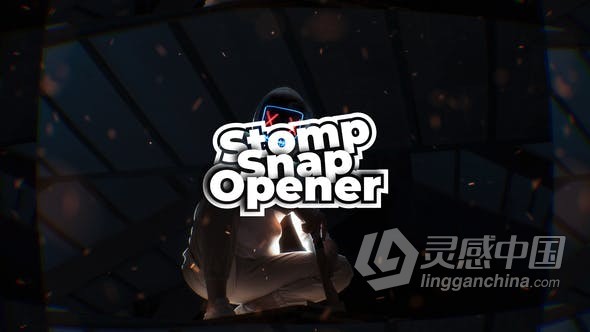 短片制作时尚动感视频开场效果 AE模板 AE工程文件 Stomp Snap Opener  灵感中国网 www.lingganchina.com