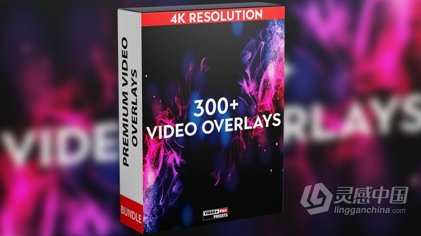 300组超华丽背景氛围叠加预设4K高清视频素材合集 300+ 4K VIDEO OVERLAYS  灵感中国网 www.lingganchina.com