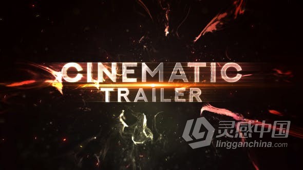 电影预告片光效闪电能量介绍标题宣传 AE模板 AE工程文件 Cinematic Trailer 7  灵感中国网 www.lingganchina.com