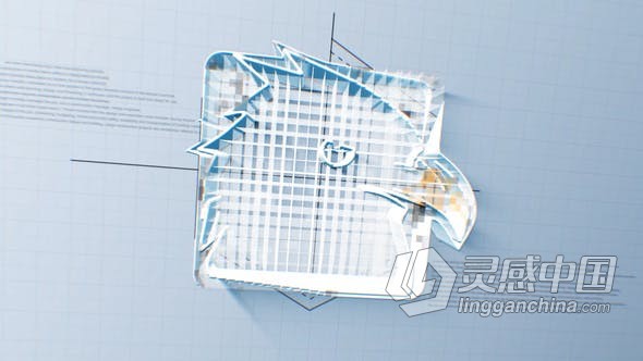 3D建筑工业公司视频片头动画 AE模板 AE工程文件 Construction Logo  灵感中国网 www.lingganchina.com