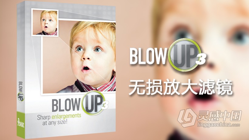 PS无损放大滤镜中文版 Exposure Software Blow Up 3.1.4.374 for mac汉化版 支持PS 2021  灵感中国网 www.lingganchina.com