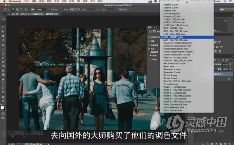 李涛电影调色LUTs CameraRAW(ACR)预设（RAW/LOG/LUTs）支持PS,AE,PR  灵感中国网 www.lingganchina.com