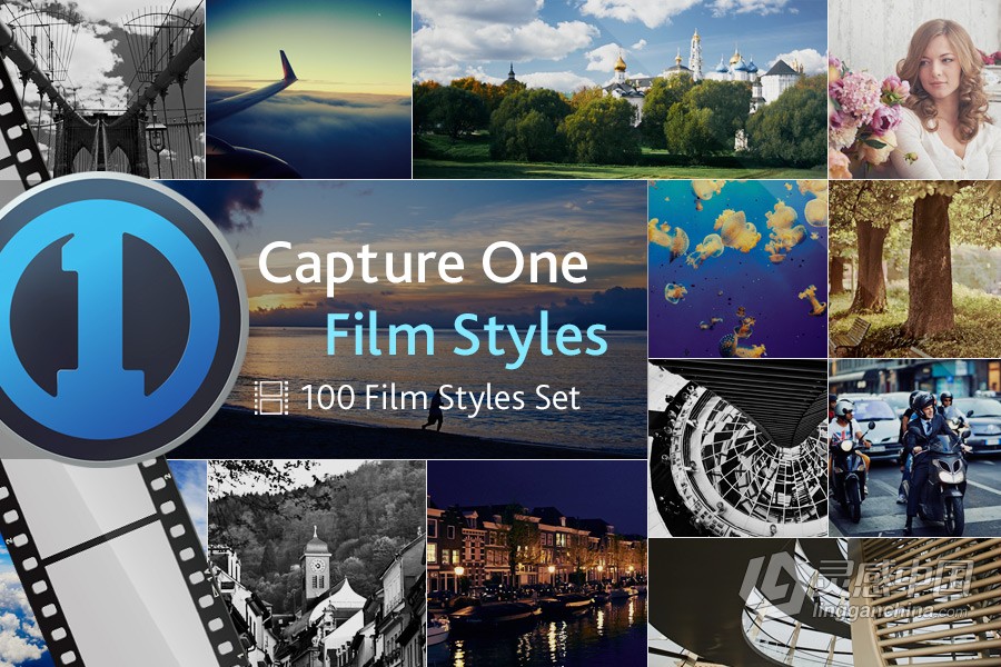 飞思Capture One Pro专用全套电影胶片预设 CaptureOne Film Styles  灵感中国网 www.lingganchina.com