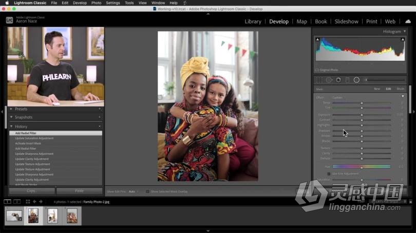 Phlearn Pro-如何在Lightroom Classic中编辑家庭照片教程  灵感中国网 www.lingganchina.com