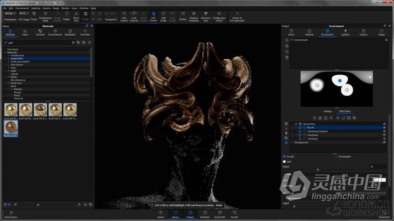 ZBrush教程 ZBrush生物半身像概念艺术雕刻设计流程视频教程  灵感中国网 www.lingganchina.com