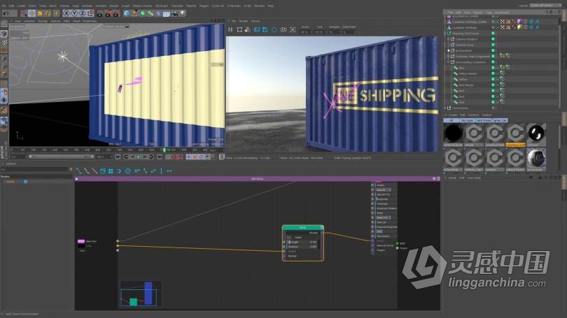 C4D教程 C4D中X-Particles粒子特效6个场景大师级实例制作视频教程  灵感中国网 www.lingganchina.com