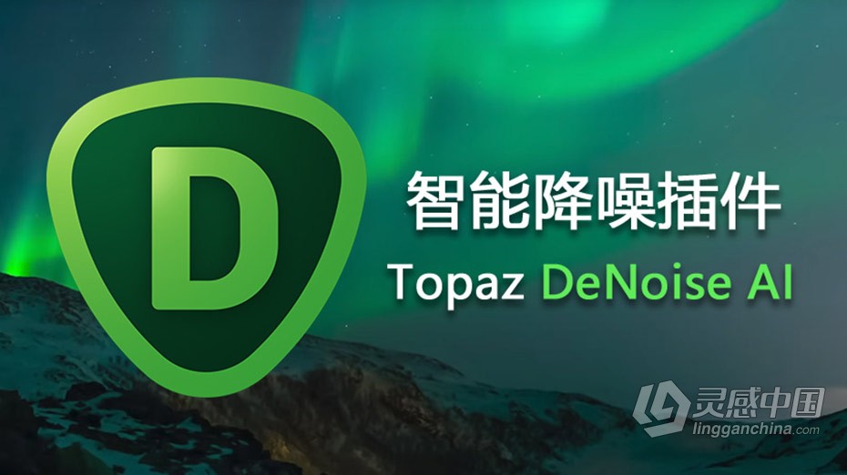 Topaz DeNoise AI 3.1.1汉化版|AI智能降噪插件Topaz DeNoise AI 3.1.1 中文版  灵感中国网 www.lingganchina.com