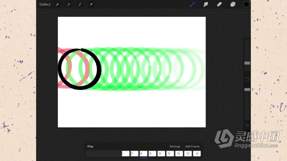 绘画教程 Procreate制作简单忍者动画基础概念教程  灵感中国网 www.lingganchina.com