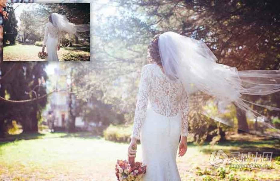 阳光下的婚礼Lightroom预设与Photoshop (xmp)预设 Sunlit Wedding Presets  灵感中国网 www.lingganchina.com