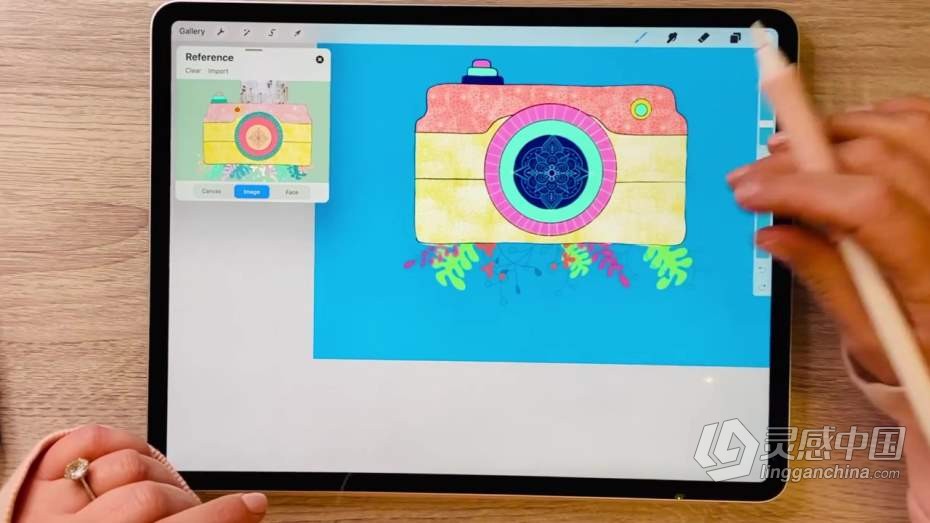 绘画教程 Procreate再IPAD上制作插图动画教程  灵感中国网 www.lingganchina.com
