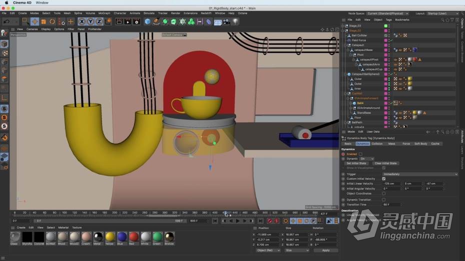 C4D教程 Cinema 4D 3D概念动画艺术养成培训教程第1-8季合集  灵感中国网 www.lingganchina.com