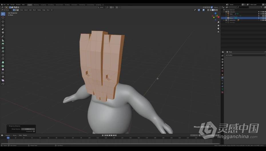 Blender教程 Blender 3D卡通渲染风格建模技术实例训练教程  灵感中国网 www.lingganchina.com