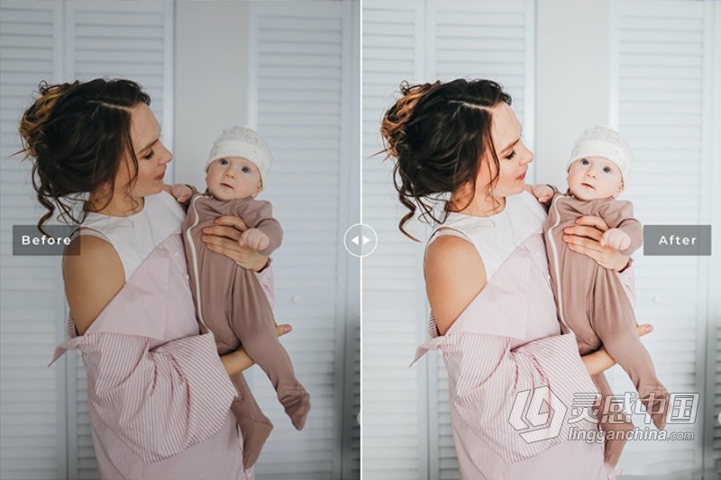 宝妈亲子家庭人像后期Lightroom预设与移动版LR预设 Mommy Blog Lightroom Presets  灵感中国网 www.lingganchina.com