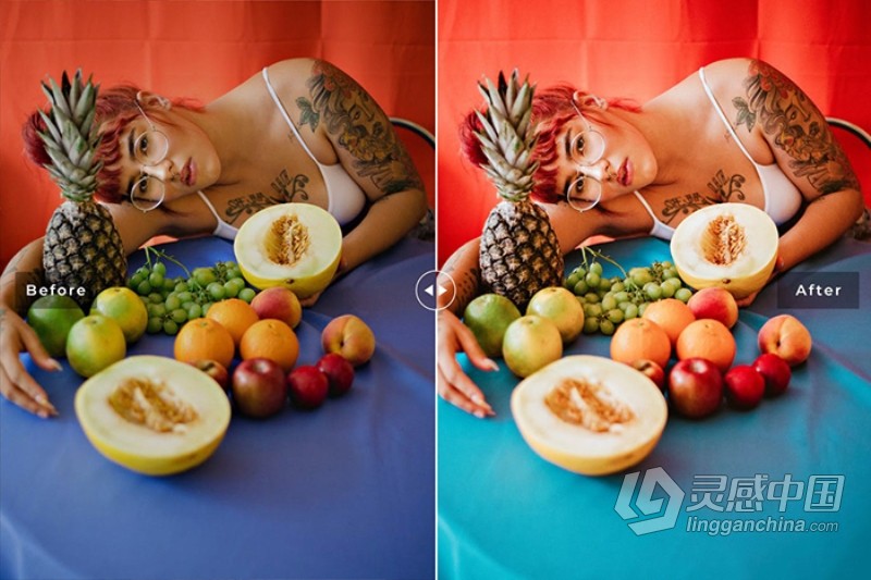 可爱而美丽夏季色调Lightroom预设与移动LR预设 Fruit Crush Lightroom Presets  灵感中国网 www.lingganchina.com