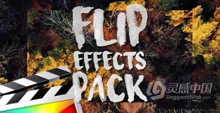 FCPX插件 31个画面翻转画中画效果FCPX插件 Ryan Nangle – Flip Effects Pack  灵感中国网 www.lingganchina.com