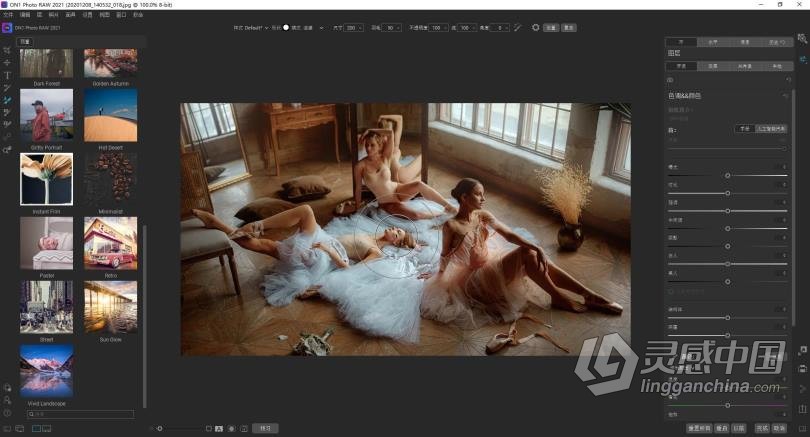 专业图像处理插件 ON1 Photo RAW 2021.5 V15.5.1.10747中文版 WIN X64 支持PS 2021  灵感中国网 www.lingganchina.com