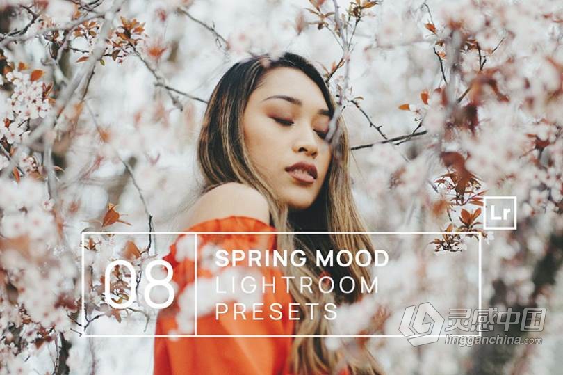 春季柔和哑光情绪人像后期Lightroom预设 Spring Mood Lightroom Presets  灵感中国网 www.lingganchina.com