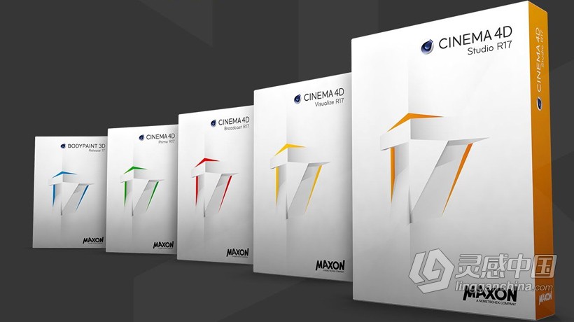 Maxon Cinema 4D R17三维设计软件R17正式版Maxon Cinema 4D R17 HYBRID ISO Win Ma...  灵感中国网 www.lingganchina.com