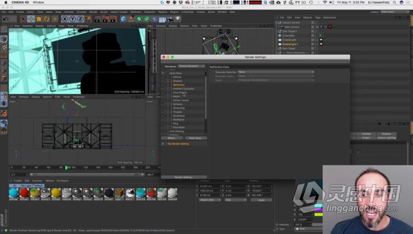 C4D新手入门教程 Cinema 4D 全面基础新手入门视频教程 Cinema 4D Basecamp  灵感中国网 www.lingganchina.com