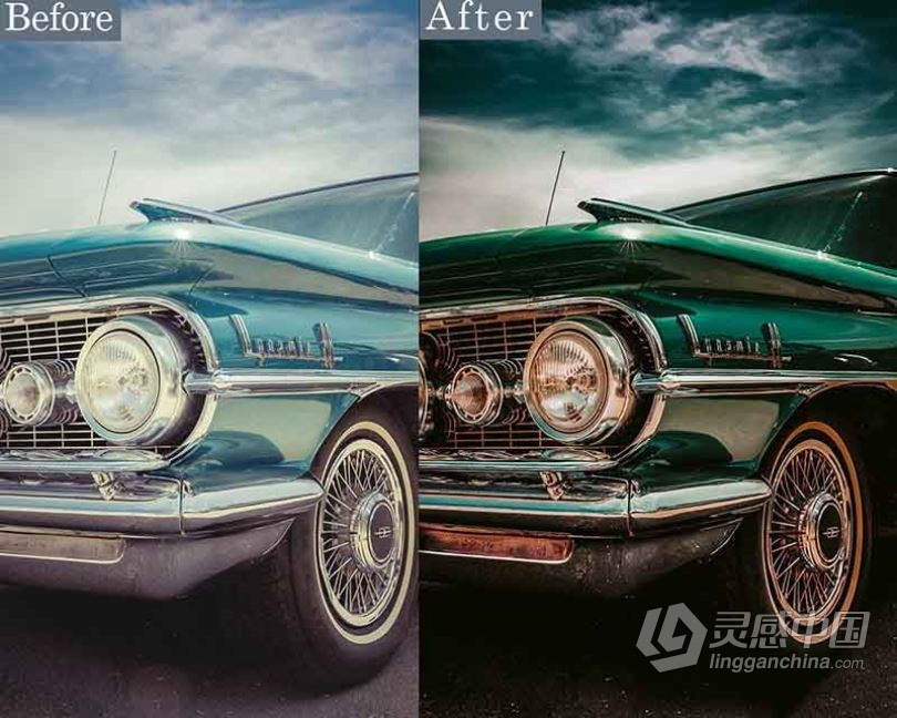 2lagus 11个质感大气汽车摄影后期Lightroom预设与APP滤镜 11 Effects Cars Lightroom Prestes  灵感中国网 www.lingganchina.com