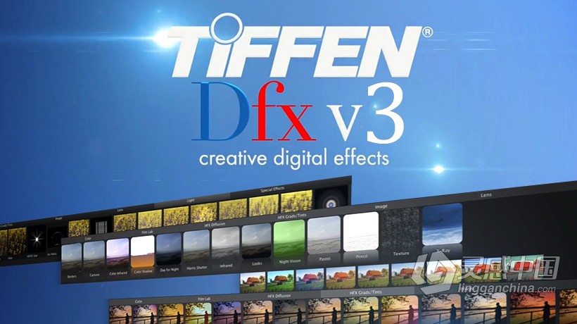 PS顶级调色滤镜Tiffen Dfx 3.0.10.4CE最新完整汉化版(支持CC 2014）  灵感中国网 www.lingganchina.com