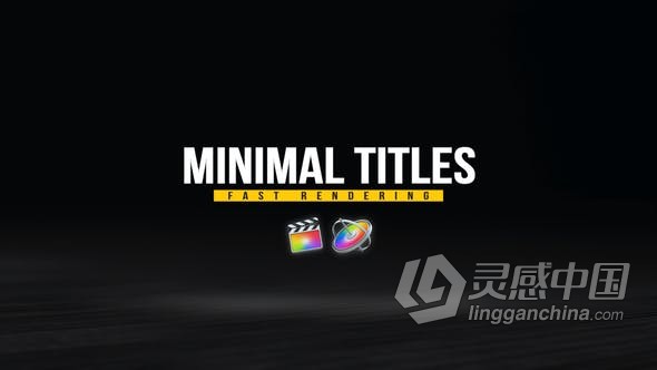 FCPX插件 24组文字标题动画视频字幕效果4K分辨率  灵感中国网 www.lingganchina.com