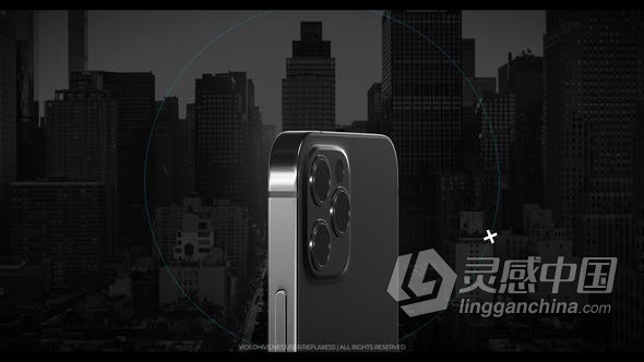 AE模板 iPhone13应用演示APP介绍宣传动画视频 AE工程 AE文件  灵感中国网 www.lingganchina.com