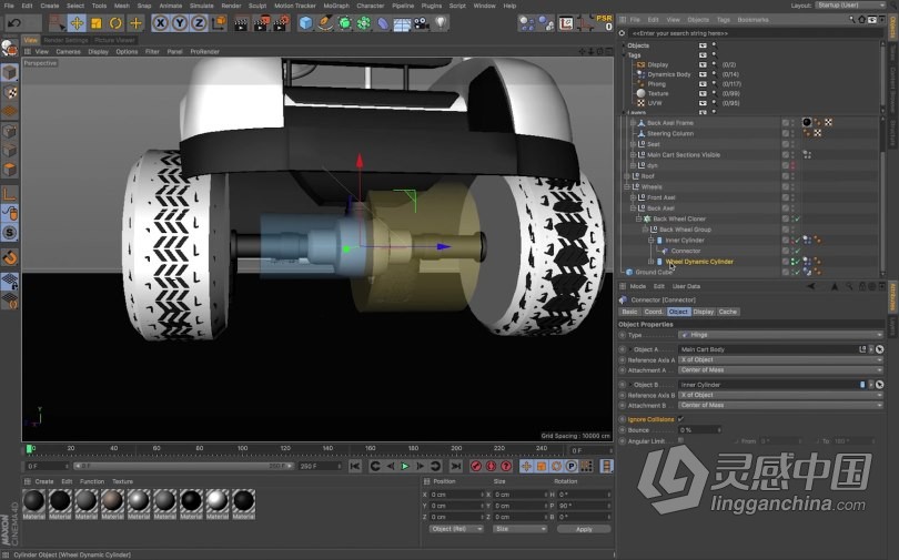 C4D随机动态碰撞动画技术训练视频教程 Motion Design School – Infinite Crash using Cinema 4D  灵感中国网 www.lingganchina.com