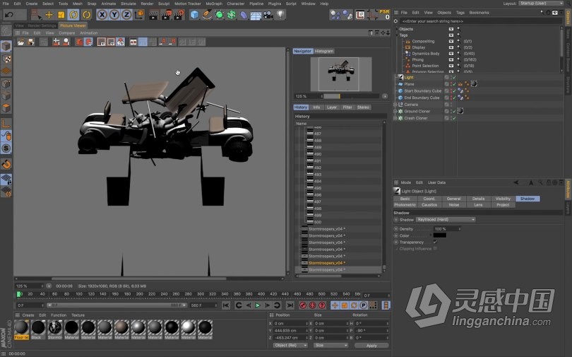 C4D随机动态碰撞动画技术训练视频教程 Motion Design School – Infinite Crash using Cinema 4D  灵感中国网 www.lingganchina.com