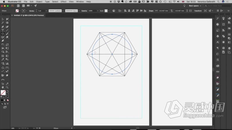 Ai教程 Illustrator几何曼荼罗图形设计插图视频教程  灵感中国网 www.lingganchina.com