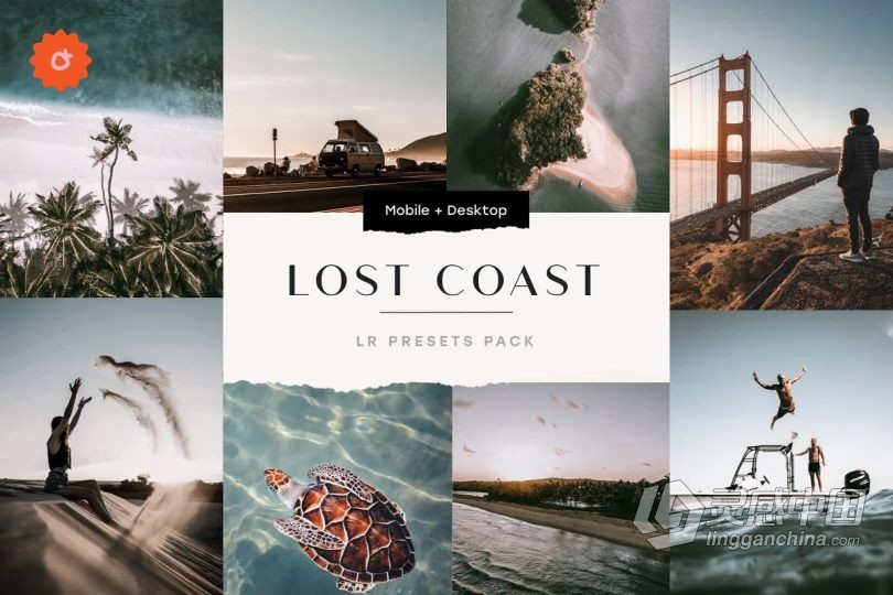 旅拍风光褪色电影胶片LR预设/APP预设 Faded Lightroom Presets Bundle  灵感中国网 www.lingganchina.com