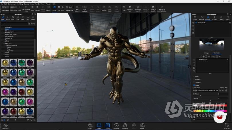 Zbrush教程 Zbrush数字点塑理论基础核心技术视频教程  灵感中国网 www.lingganchina.com