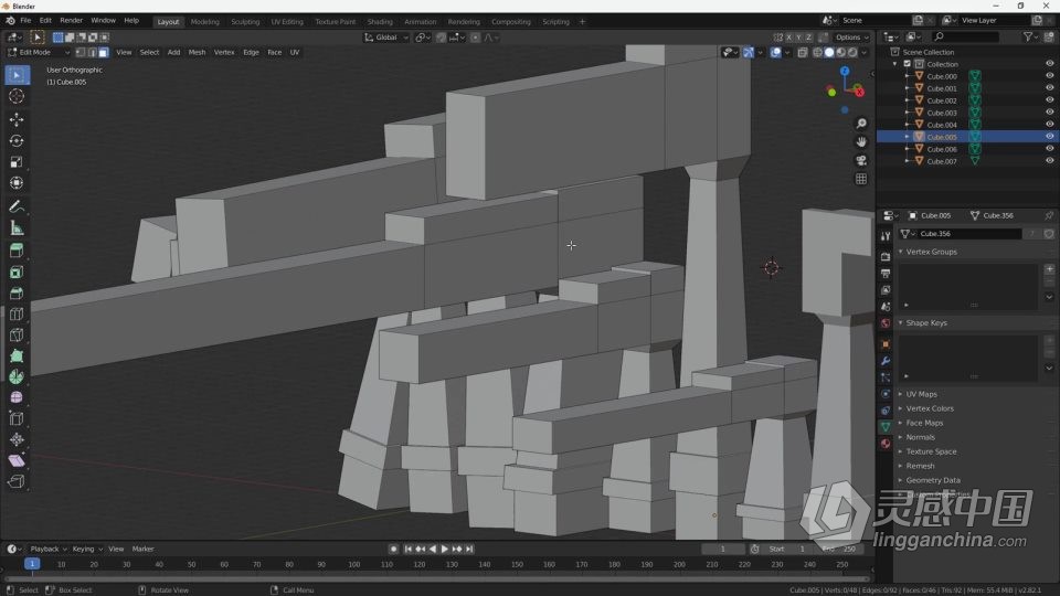 Blender超酷城市建筑场景大师级制作视频教程  灵感中国网 www.lingganchina.com