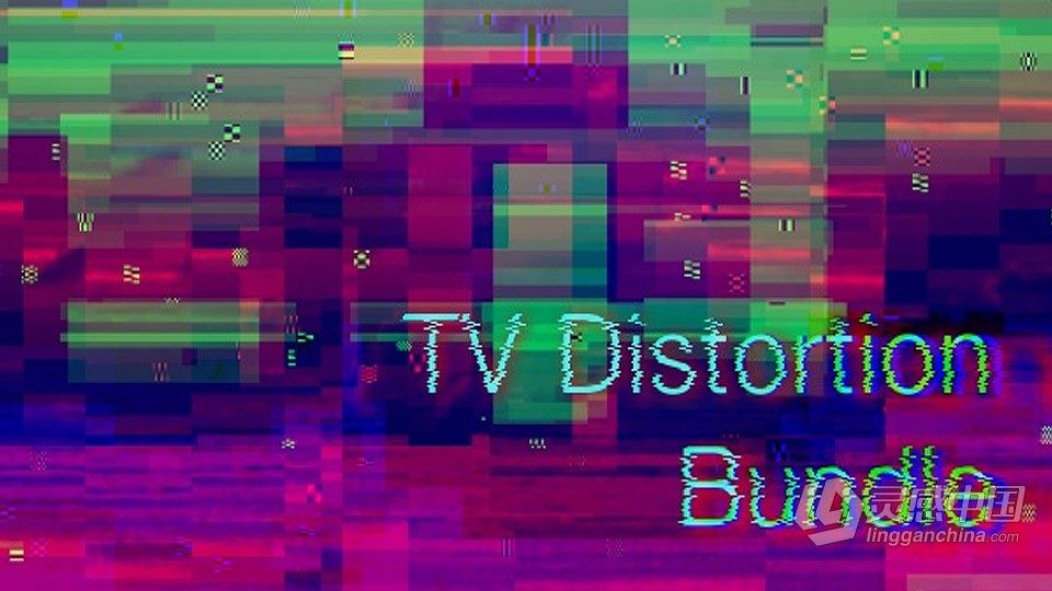 画面故障干扰RGB色彩分离损坏中文汉化AE/PR插件 TV Distortion Bundle V2.7.0 Win  灵感中国网 www.lingganchina.com