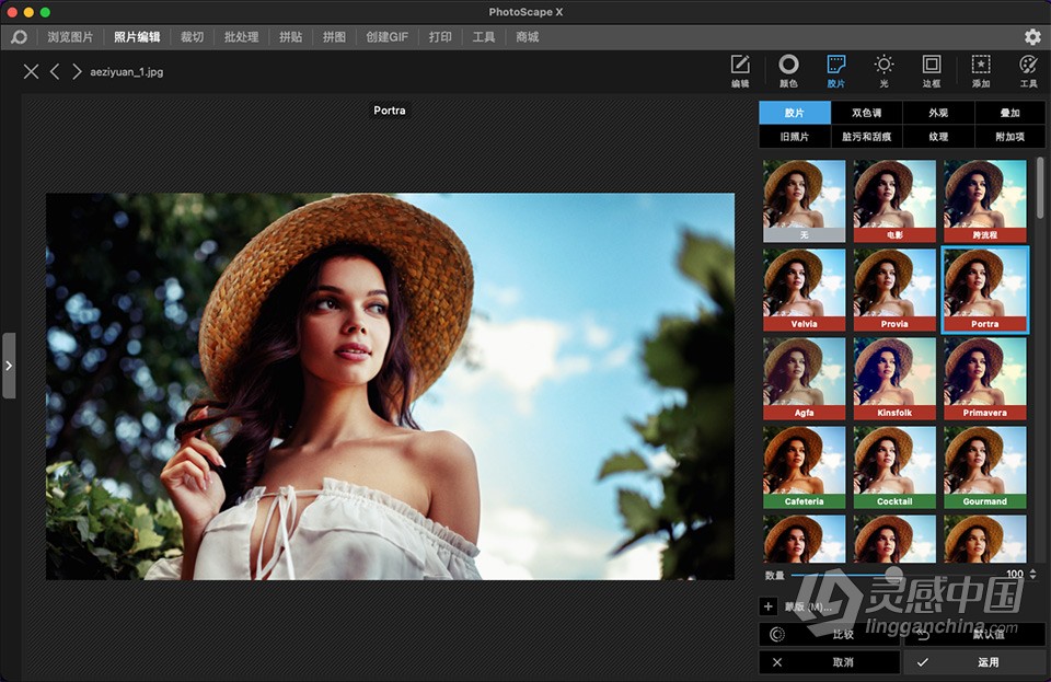 图片编辑工具 PhotoScape X Pro v4.2.1 for Mac 中文激活版下载  灵感中国网 www.lingganchina.com