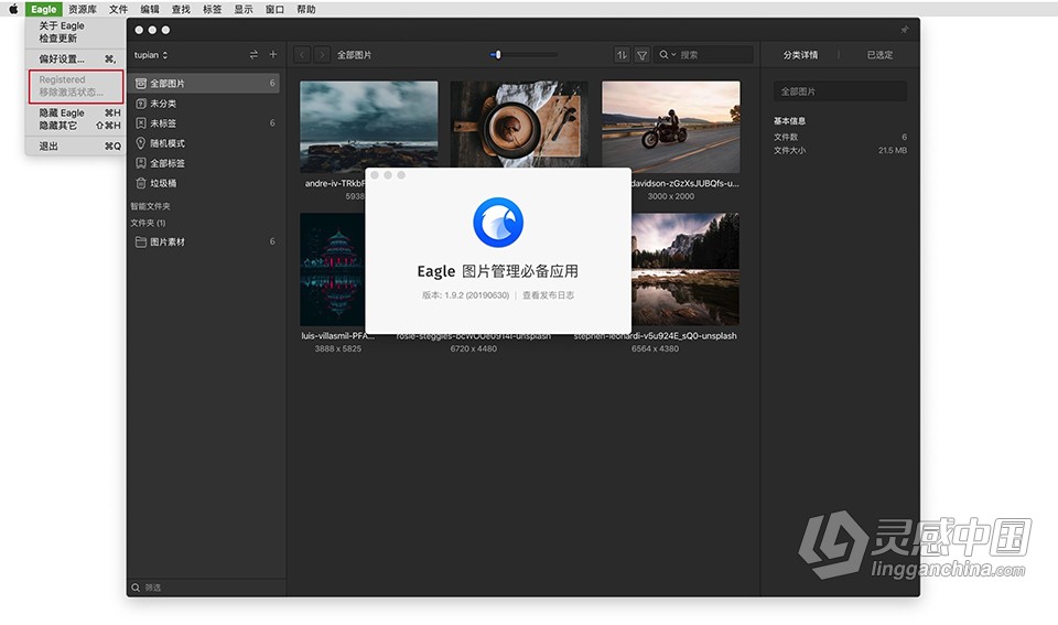 图片管理素材收集软件 Eagle 1.9.2 for Mac 中文破解版下载  灵感中国网 www.lingganchina.com