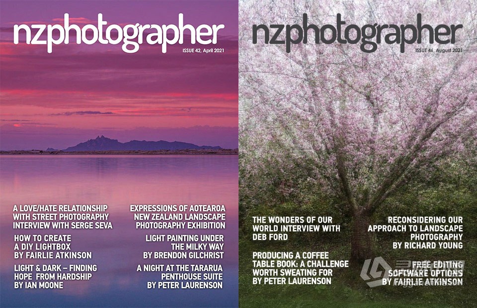 NZPhotographer摄影杂志-2021年全年1-12期 NZPhotographer - Full Year 2021 Collection  灵感中国网 www.lingganchina.com