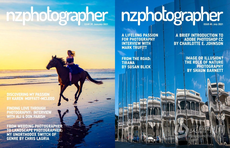 NZPhotographer摄影杂志-2021年全年1-12期 NZPhotographer - Full Year 2021 Collection  灵感中国网 www.lingganchina.com