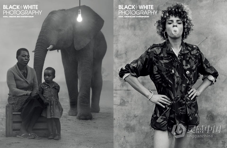 黑白摄影-2021年全年系列12期 Black White Photography Full Year 2021  灵感中国网 www.lingganchina.com