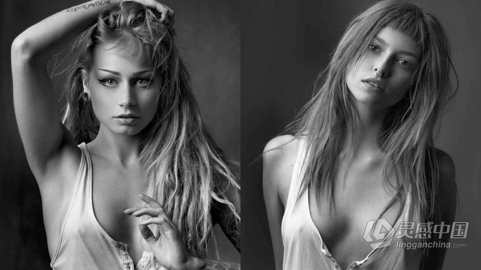 Peter Coulson-工作室棚拍模特CJ重现经典人像布光教程 中英字幕  灵感中国网 www.lingganchina.com