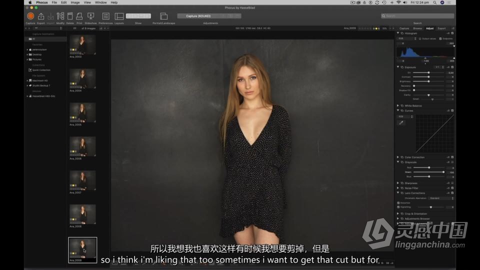 摄影师Peter Coulson-工作室棚拍时尚人像设置大窗口灯布光教程 中英字幕  灵感中国网 www.lingganchina.com