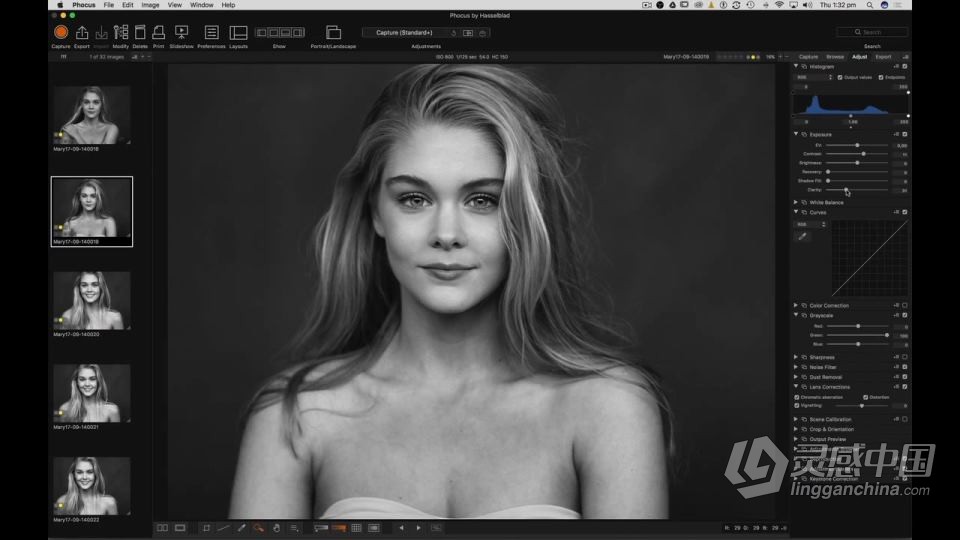 摄影师Peter Coulson与从未合作过的模特Mary人像摆姿摄影教程  灵感中国网 www.lingganchina.com