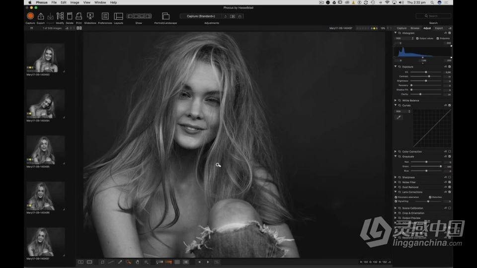 摄影师Peter Coulson与从未合作过的模特Mary人像摆姿摄影教程  灵感中国网 www.lingganchina.com