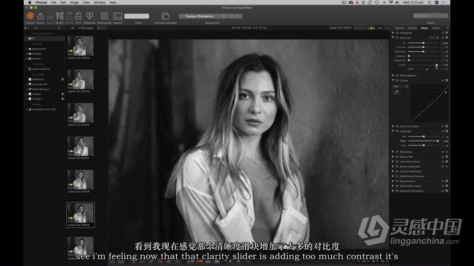 Peter Coulson棚拍名模朱莉娅(Julia)创意情绪人像幕后花絮教程 中英字幕  灵感中国网 www.lingganchina.com