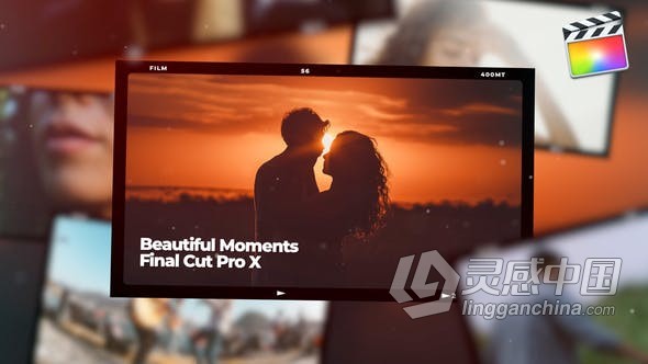 FCPX插件美好时刻照片视频相册幻灯片动画模板 Beautiful Moments FCPX  灵感中国网 www.lingganchina.com