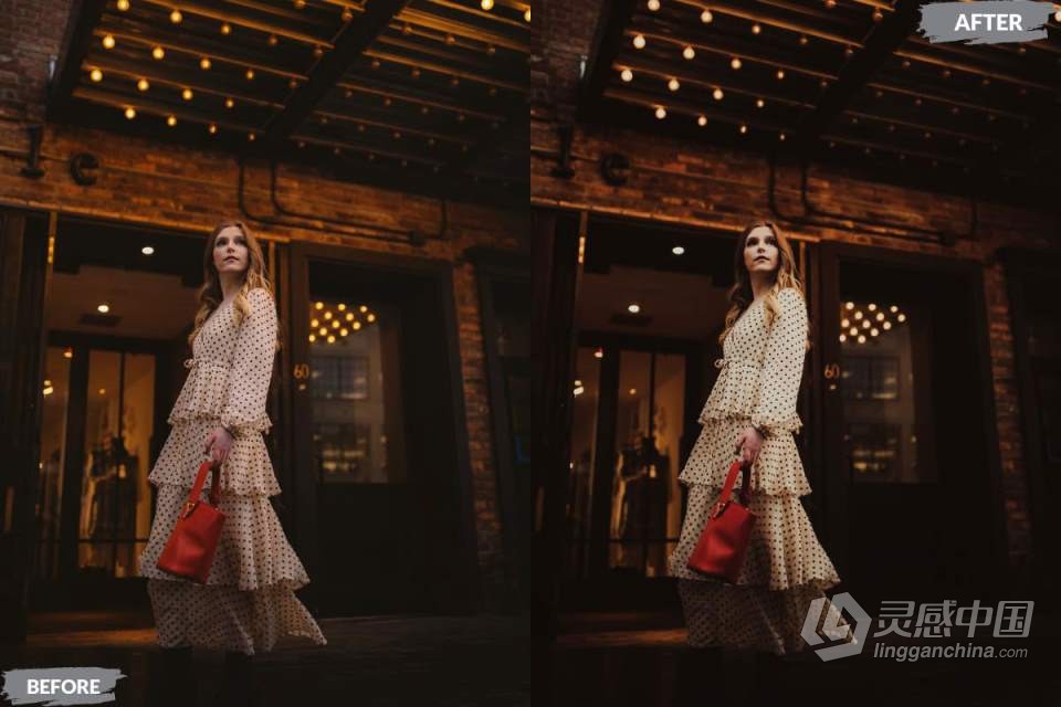 深色哑光情绪人像后期调色Lightroom预设 Dark Matte Lightroom Presets  灵感中国网 www.lingganchina.com