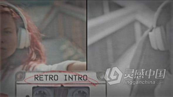 vhs复古故障动画效果嘻哈风格Retro Intro宣传视频PR模板 Retro Intro  灵感中国网 www.lingganchina.com