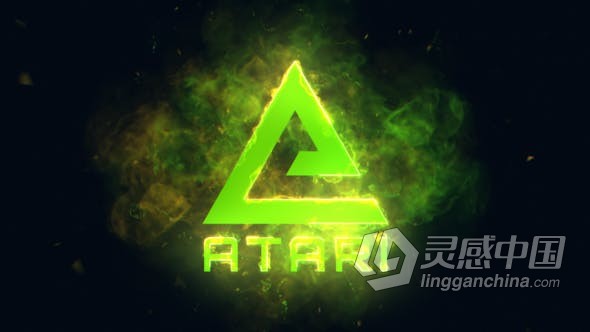 AE模板-能量爆炸动画LOGO效果视频片头 Energy Blast Logo Reveal  灵感中国网 www.lingganchina.com